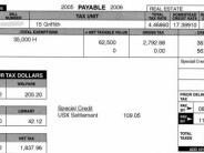 2005 Real Estate Tax Tables