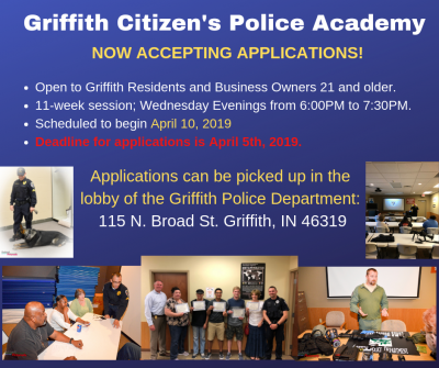 Poster image of 2019 Citizen Police Academy